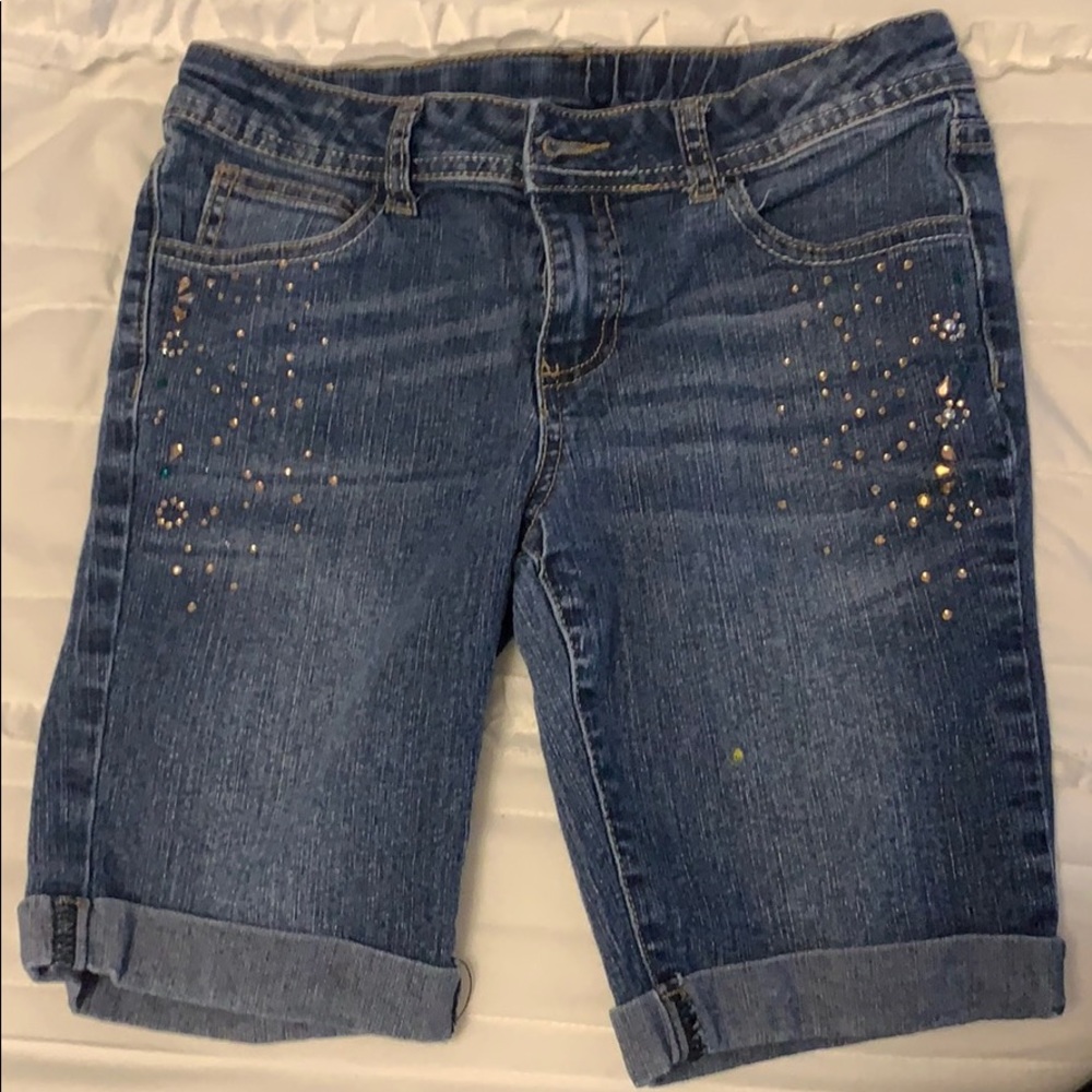denim shorts
